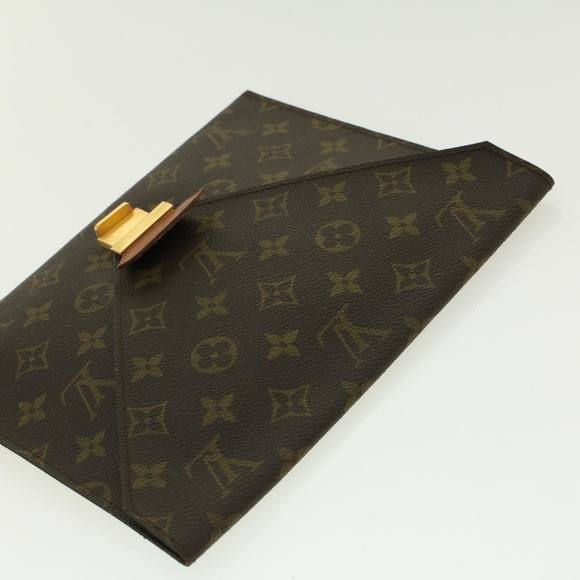 LOUIS VUITTON Monogram Posh Plate Briefcase M53522 LV Auth rd5007 - Picture 5 of 16